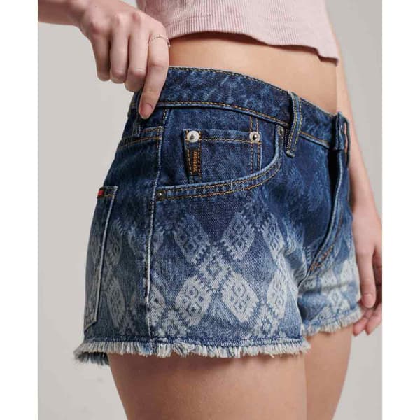 Superdry Shortsit Vintage Denim Sininen 30 Nainen