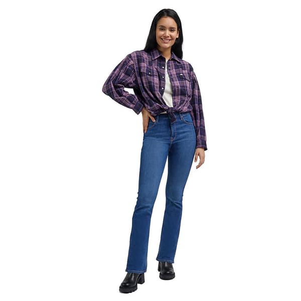 Lee Jeans Breese Bootcut Fit Blå 28 / 33 Kvinna