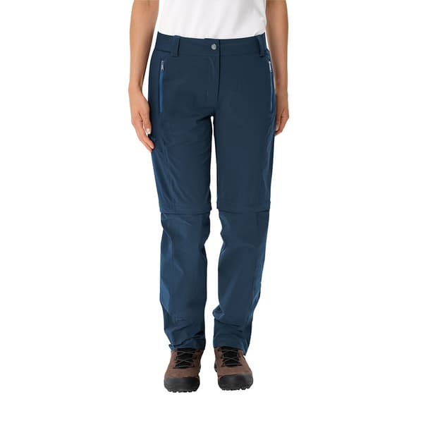 Vaude Byxor Farley Stretch Zo T-zip Ii Blå 36 / Short Kvinna