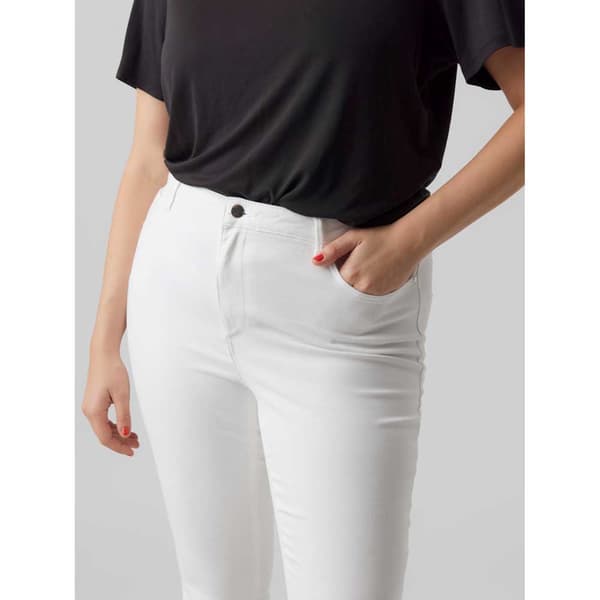 Vero Moda Curve Jeans Med Høj Talje Phia Skinny Fit Soft Vi403 Hvid 54 / 32 Kvinde