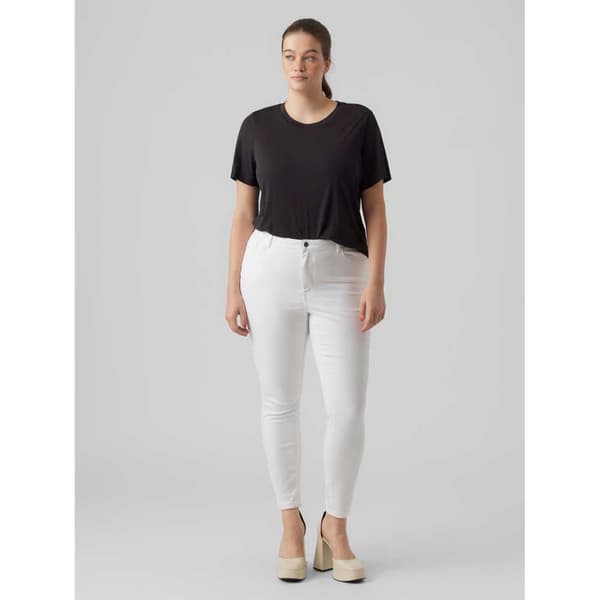 Vero Moda Curve Jeans Med Høj Talje Phia Skinny Fit Soft Vi403 Hvid 54 / 32 Kvinde