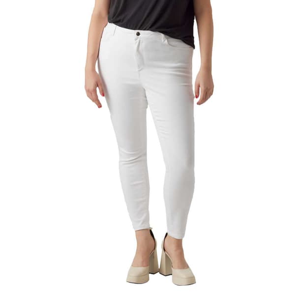 Vero Moda Curve Jeans Med Høj Talje Phia Skinny Fit Soft Vi403 Hvid 54 / 32 Kvinde