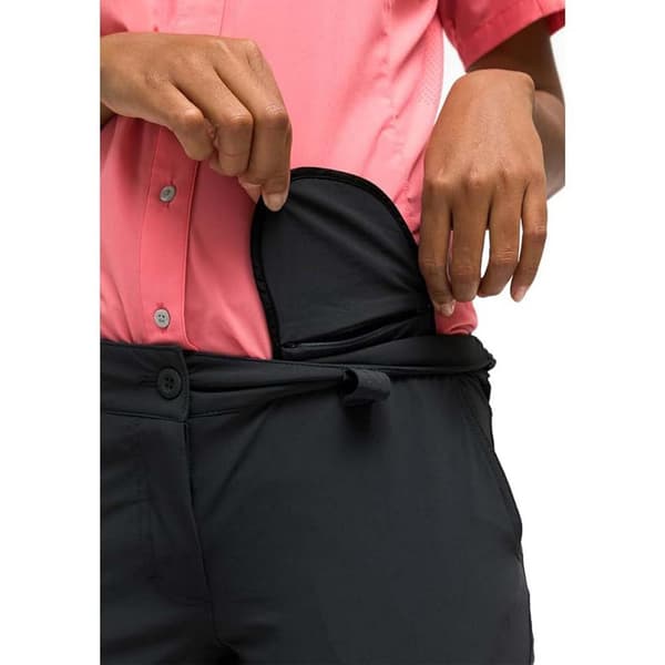 Maier Sports Housut Inara Slim Zip Musta L / Short Nainen