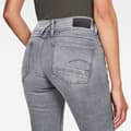 Miniatyrbillede 3 af 6: G-star Jeans Lynn Mid Waist Skinny Grå 34 / 32 Kvinde