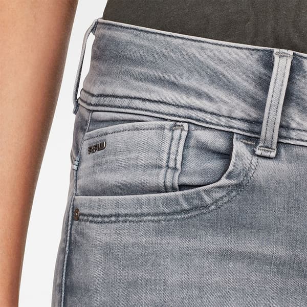 G-star Jeans Lynn Mid Waist Skinny Grå 34 / 32 Kvinde
