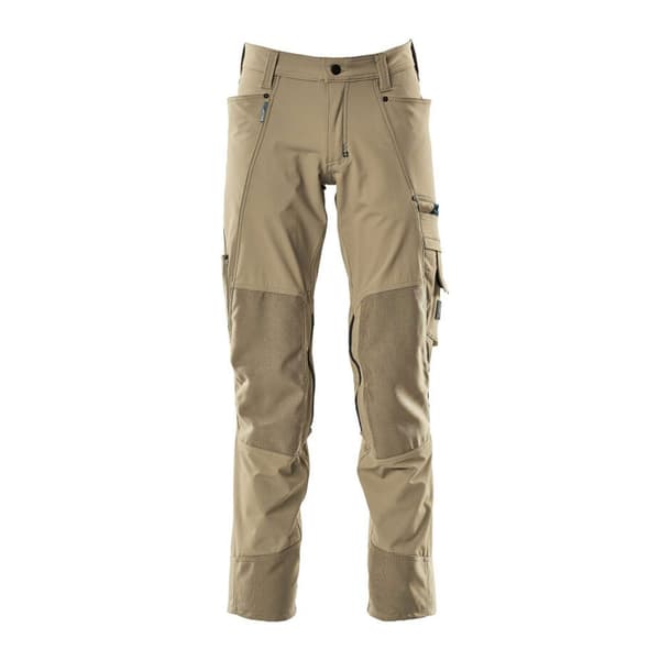 Mascot Store Bukser Med Knælommer Advanced 17179 Beige 48 / 32 Mand