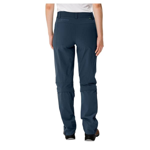 Vaude Housut Farley Stretch Capri T-zip Iii Sininen 38 / Regular Nainen
