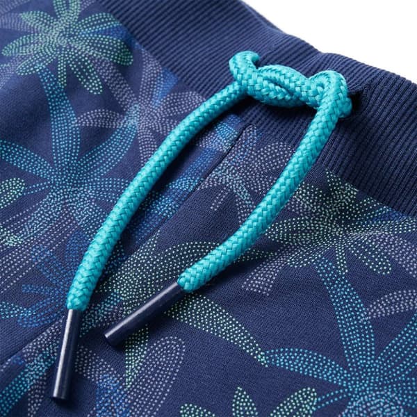 vidaXL Barneshorts med snor marineblå 128