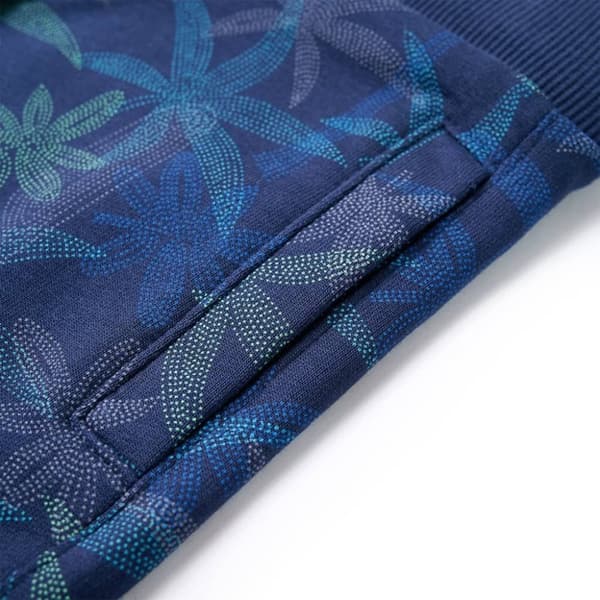 vidaXL Barneshorts med snor marineblå 128