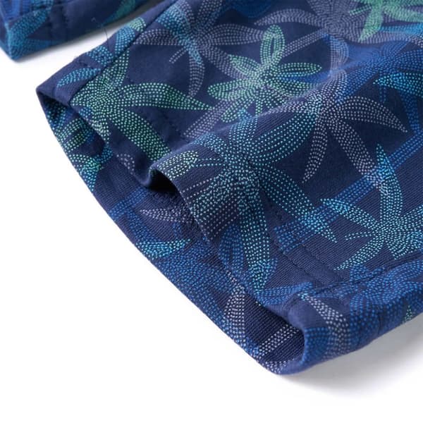 vidaXL Barneshorts med snor marineblå 128