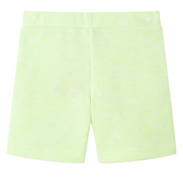 vidaXL Barneshorts med snor neongul 140