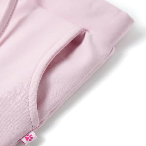 vidaXL Träningsbyxor för barn ljus rosa 140