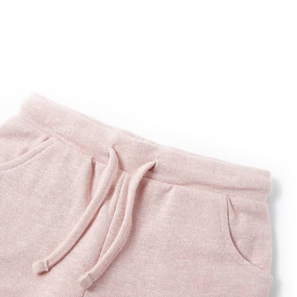 vidaXL Barneshorts med snor blandet lyserosa 104