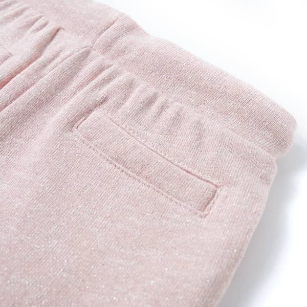 vidaXL Barneshorts med snor blandet lyserosa 104