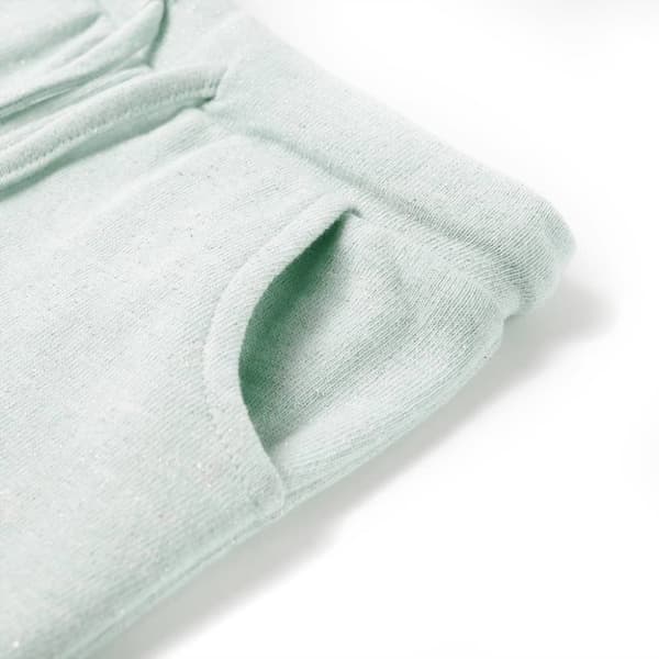 vidaXL Barneshorts med snor blandet lysemynte 140