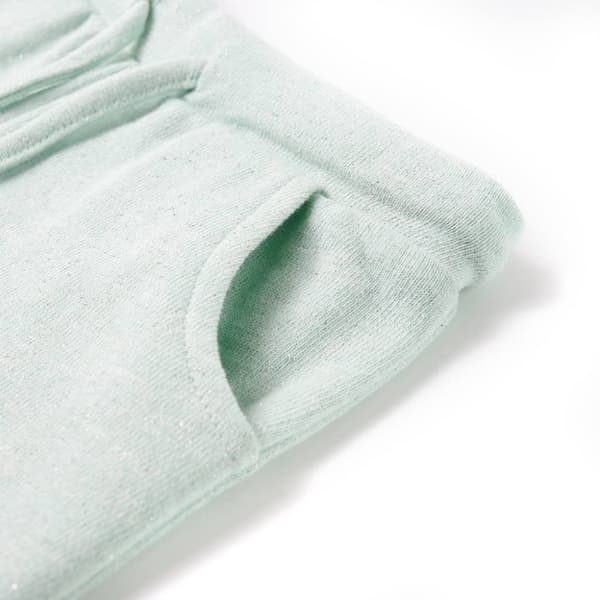 vidaXL Barneshorts med snor blandet lysemynte 128