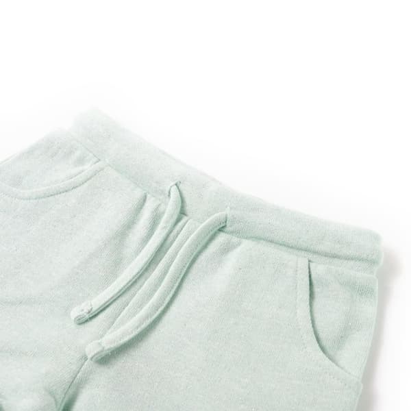 vidaXL Shorts til børn str. 140 med snor lys mintgrøn