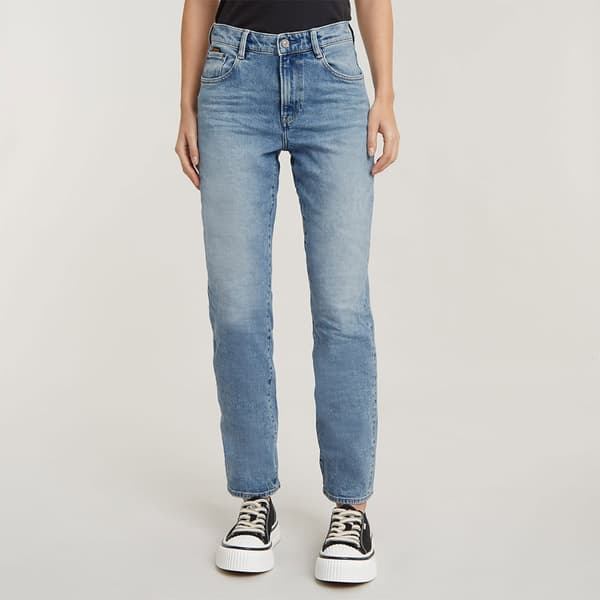 G-star Jeans Viktoria High Straight Fit Blå 29 / 28 Kvinde