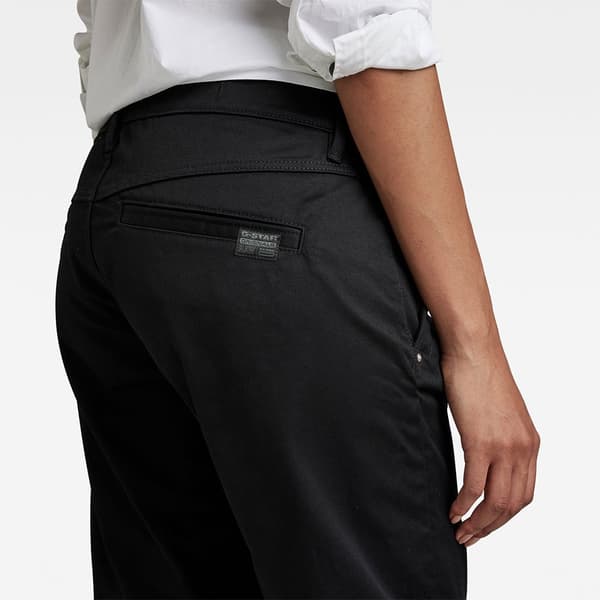 G-star Chino Byxor Kate Boyfriend Fit Svart 24 / 30 Kvinna