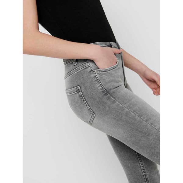 Only Jeans Blush Mid Waist Skinny Ankle Raw Rea0919 Grå XS / 30 Kvinna