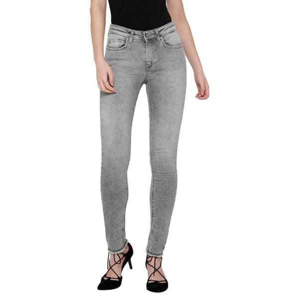 Only Jeans Blush Mid Waist Skinny Ankle Raw Rea0919 Grå XS / 30 Kvinna