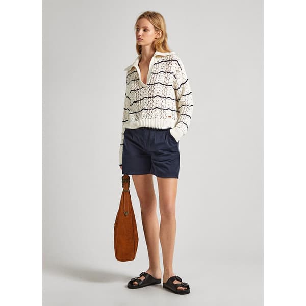 Pepe Jeans Shorts Vania Blå 24 Kvinde