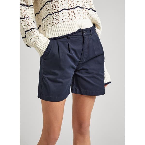 Pepe Jeans Shorts Vania Blå 24 Kvinde