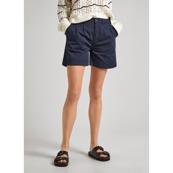 Pepe Jeans Shorts Vania Blå 24 Kvinde