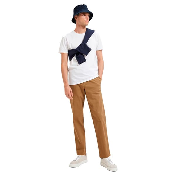 Selected Chino Bukser New Miles Straight Fit Beige 36 / 34 Mand
