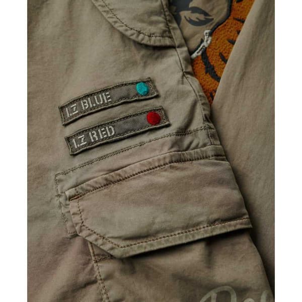 Superdry Cargobyxor Ringspun Grönt 32 Man
