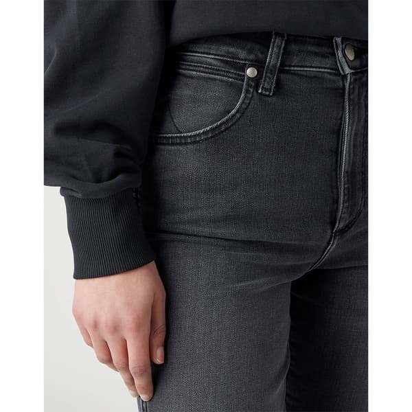 Wrangler Farkut 112343581 Mom Straight Fit Harmaa 29 / 32 Nainen