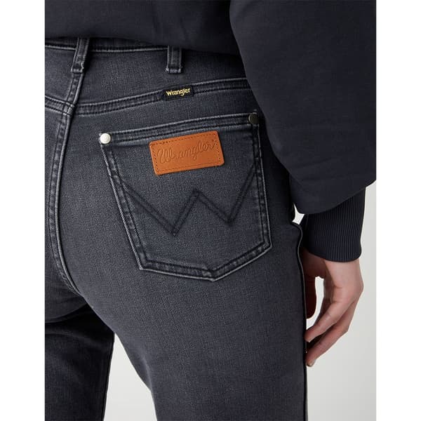 Wrangler Farkut 112343581 Mom Straight Fit Harmaa 29 / 32 Nainen