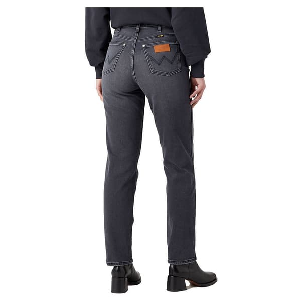 Wrangler Farkut 112343581 Mom Straight Fit Harmaa 29 / 32 Nainen