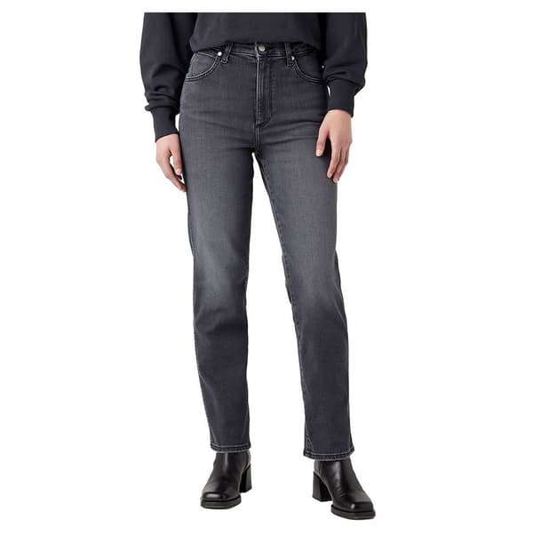 Wrangler Farkut 112343581 Mom Straight Fit Harmaa 29 / 32 Nainen