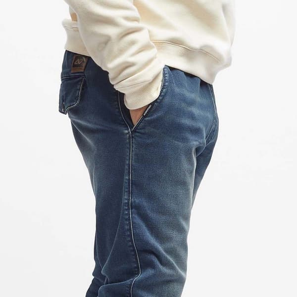 Hydroponic Verkkahousut Frontier Denim Sininen 34 Mies