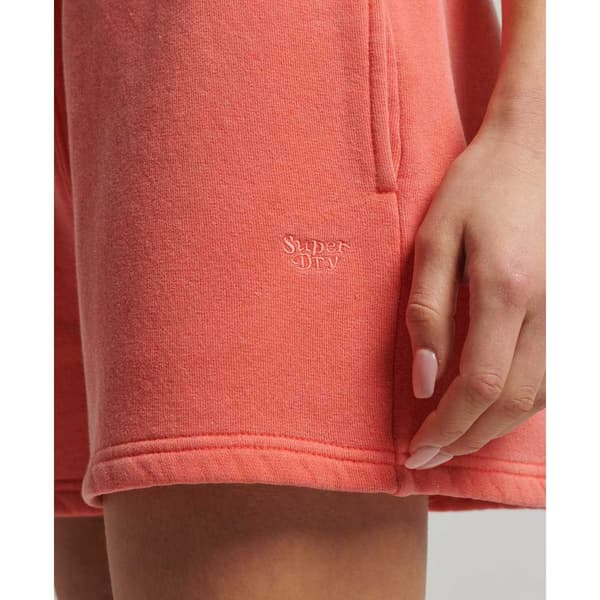 Superdry Hiki Shortsit Vintage Wash Punainen XL Nainen