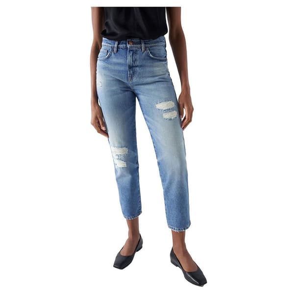 Salsa Jeans Jeans True Destroyed Blå 28 / 28 Kvinna
