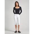 Miniatyrbild 4 av 4: Pepe Jeans Skinny Crop 3/4 Byxor Vit 28 Kvinna