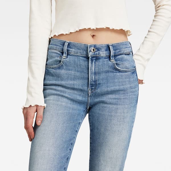 G-star Jeans Ace 20 Slim Straight Fit Blå 27 / 32 Kvinde