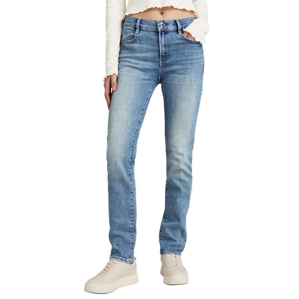 G-star Jeans Ace 20 Slim Straight Fit Blå 27 / 32 Kvinde