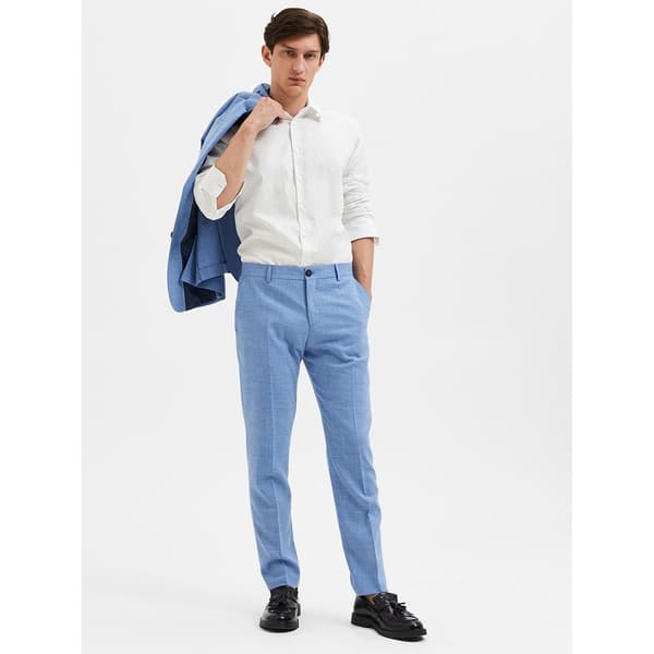 Selected Klänning Byxor Oasis Slim Fit Blå 48 Man