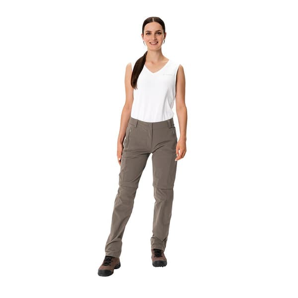 Vaude Housut Farley Stretch Zo T-zip Ii Harmaa 40 / Regular Nainen