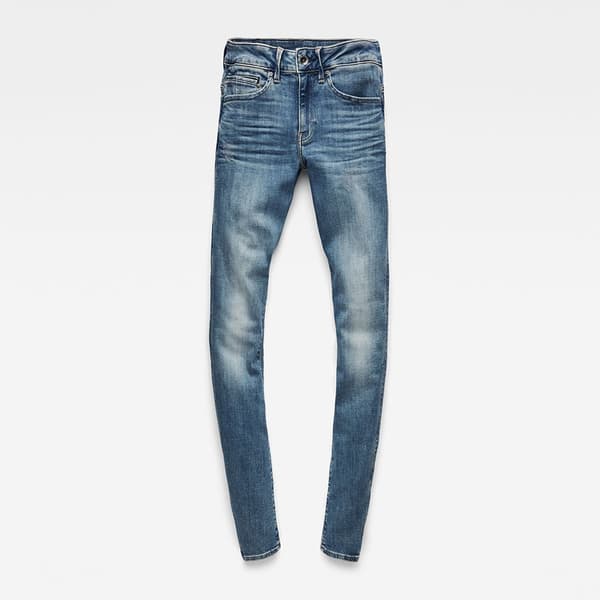G-star Jeans Midge Zip Mid Waist Skinny Blå 31 / 34 Kvinna