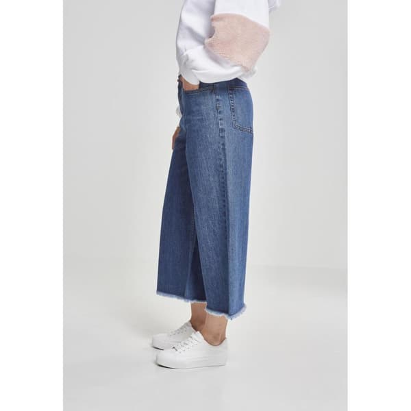 Urban Classics Byxor Denim Panty Blå S Kvinna