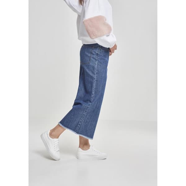 Urban Classics Byxor Denim Panty Blå S Kvinna