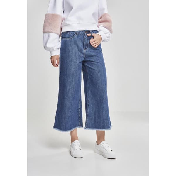 Urban Classics Byxor Denim Panty Blå S Kvinna