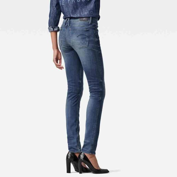 G-star Jeans Lynn Mid Waist Skinny Blå 29 / 32 Kvinna