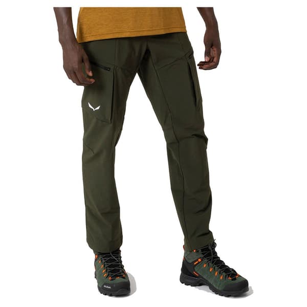 Salewa Puez Durastretch Cargo Bukser Grøn S Mand