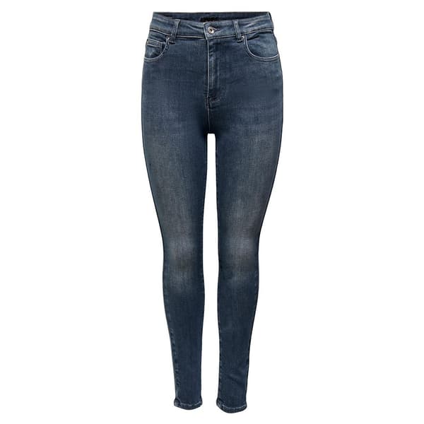 Only Jeans Med Hög Midja Mila Skinny Fit Bj407 Blå 27 / 34 Kvinna