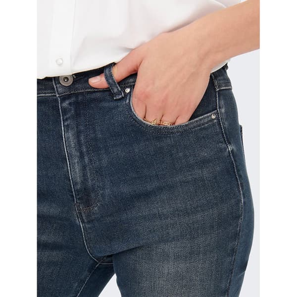 Only Jeans Med Hög Midja Mila Skinny Fit Bj407 Blå 27 / 34 Kvinna